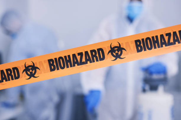 Professional Biohazard Cleanup technician working in Coupeville, WA